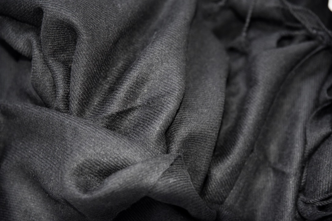 Cashmere sjaal in zwart